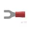 Te Connectivity Fork Terminal, #6 Stud Size, 16 AWG, 300 V, Nylon Insulated, Red 8-34541-1 - alternate 4